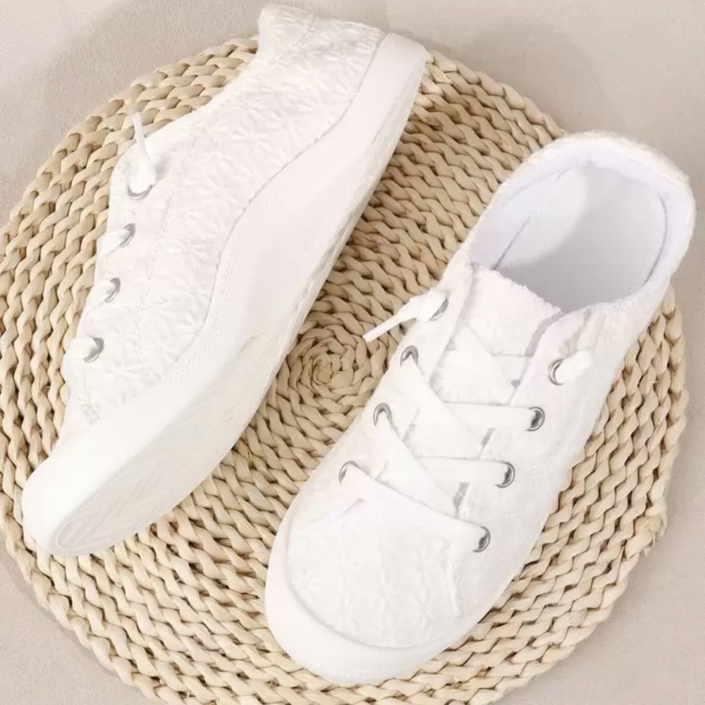 SHEIN Textured Women's Sneakers White